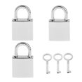thumbnail image 1 of Acceosrios Mini Candados Cuadrados Bloqueo de Teclas Color Plata Hugo candados, 1 of 9