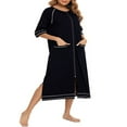 thumbnail image 3 of Robe de Nuit à Manches Courtes pour Femme, 3 of 5