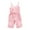 Pink-2, variant on Otqutp Toddler 2025 Short Jumpsuit Summer Baby Girls Sleeveless Solid Cotton Linen Romper and Belt Set Playsuit Shortalls Outfits(White-1,12-18 Months