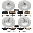 thumbnail image 2 of PowerStop Front and Rear Geomet Coated Brake Rotor and Pad Kit Fits: MERCEDES-BENZ Select Models CRK6751, 2 of 5