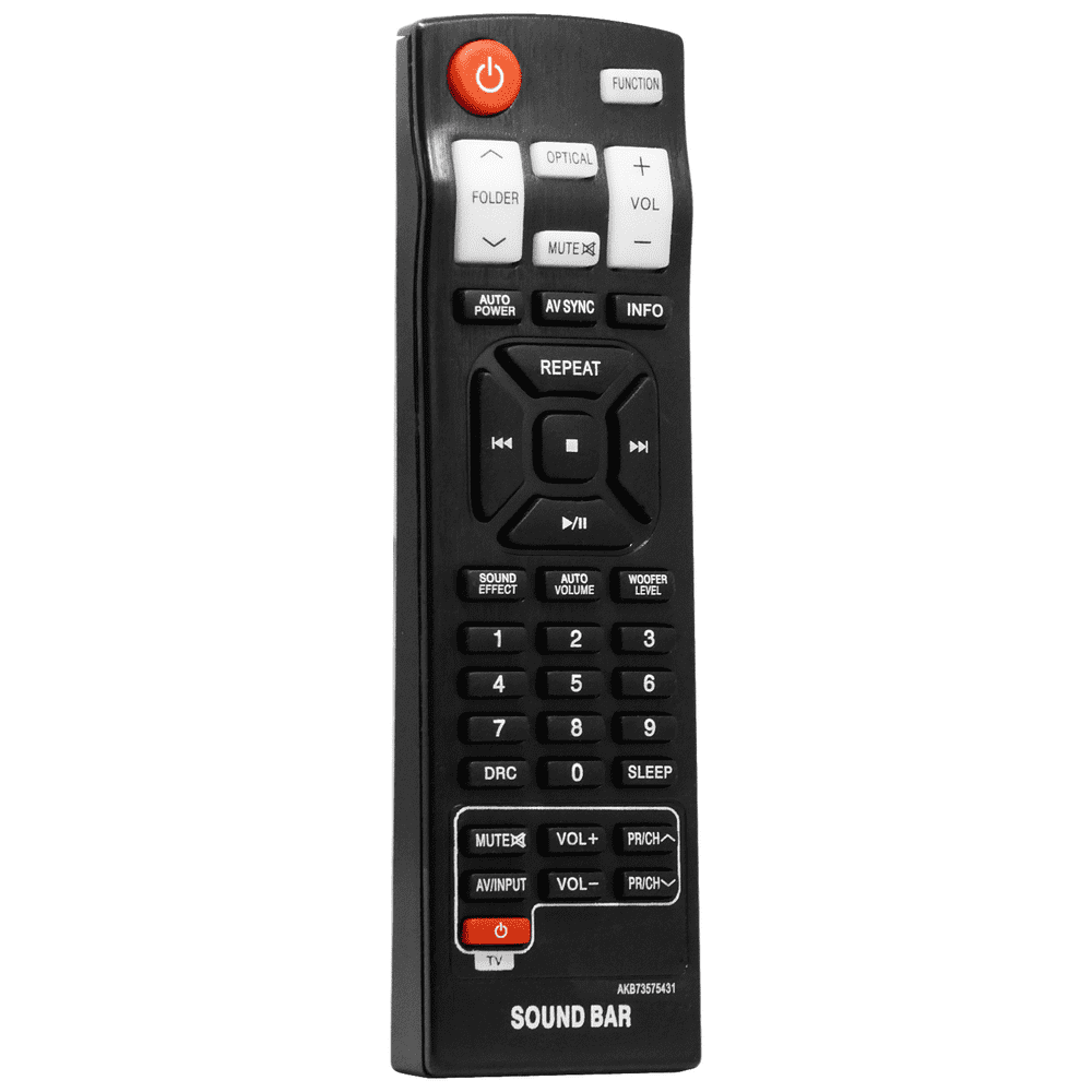 Generic AKB73575431 Sound Bar Remote Control for LG Systems Walmart