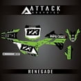 thumbnail image 3 of Attack Graphics Custom Renegade Complete Bike Graphics Kit for Kawasaki KX85 2023, 3 of 4