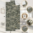 thumbnail image 4 of Ottomanson US ARMY Camouflage Machine Washable Non-Slip Rubberback 2x5 Runner Rug, 20"x 59", Green, 4 of 9