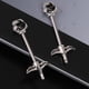 thumbnail image 4 of 1 Joyería Atractiva Escudo de material acero Perforaciones Cuerpo Del Pezón Barra Yuyangstore  Anillo de pezón, 4 of 7