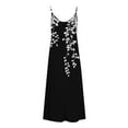 thumbnail image 5 of Youyipin womens Summer Dresses For Women Print Sleeveless Round Neck Dress Casual Long Dresses formal dresses for women, 5 of 5