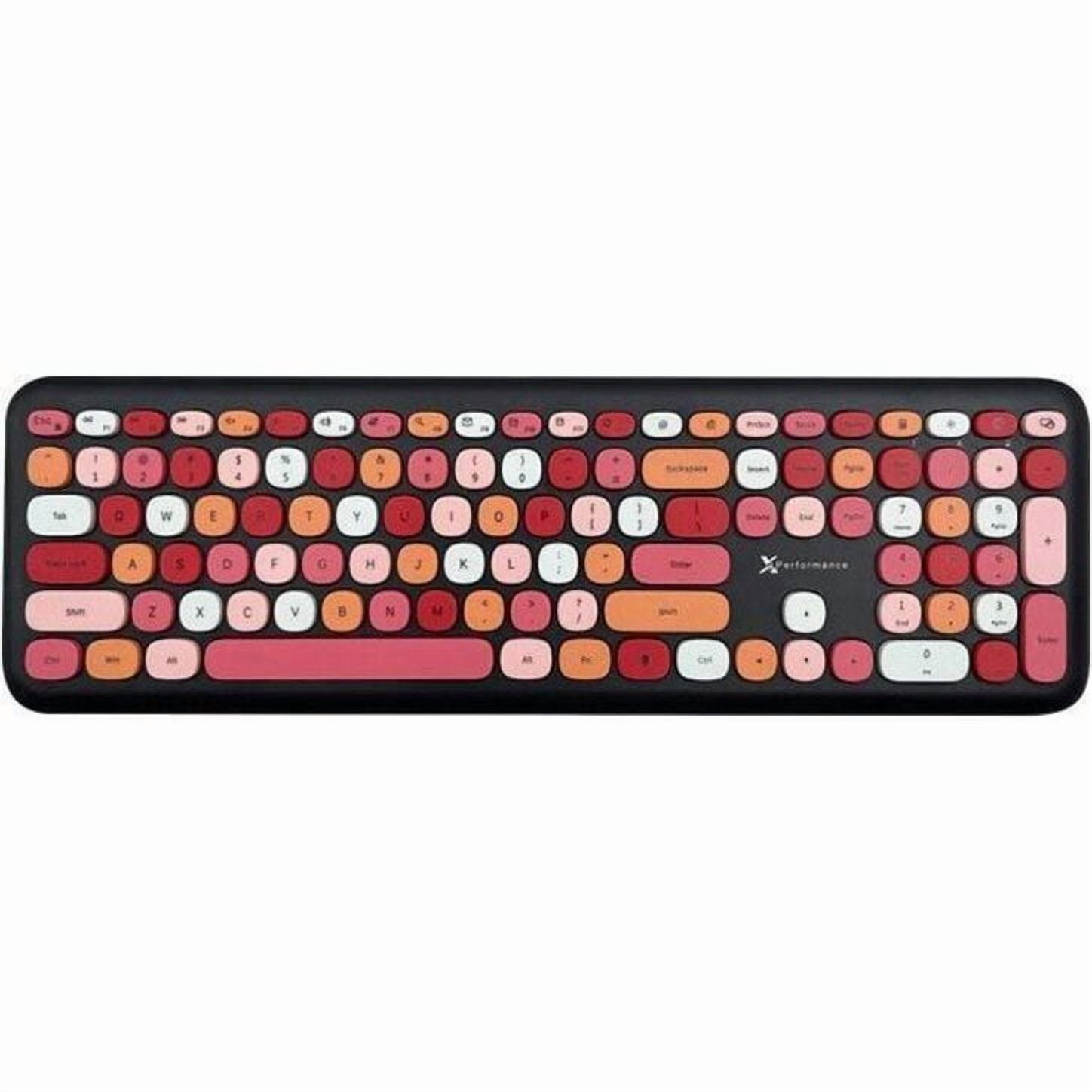Macally X9 Performance X9RFCOLORCBB Keyboard & Mouse