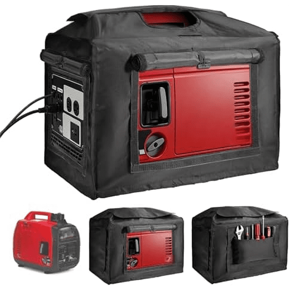Generator Cover While Running,Opened Double-layer 600D Portable Generator Tent for Outside Honda EU2000i EU2200IC,Waterproof,Heavy Duty$$Garden & Patio