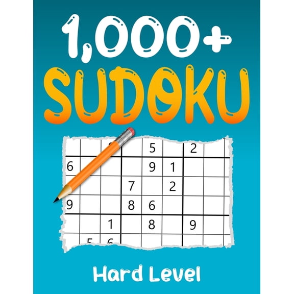 1000 Hard Sudoku Puzzle Book: Puzzles with Solutions for Adults, (Paperback)