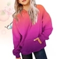 thumbnail image 1 of Chandail à Capuche pour Filles Manches Longues Mignon Haut Ample Décontracté pour Adolescentes, 1 of 5