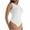 White, variant on Gmluru Women's Shapewear Bodysuit Sexy Tight Fitting Casual Solid Yoga Jumpsuit Shorts Corset Orange S-L