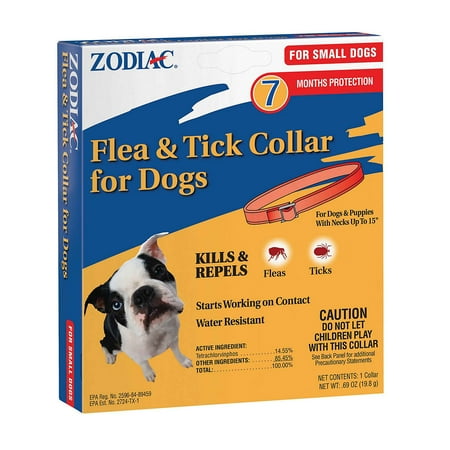 UPC: 0039079001311 | Zodiac Flea & Tick Collar for Small Dogs