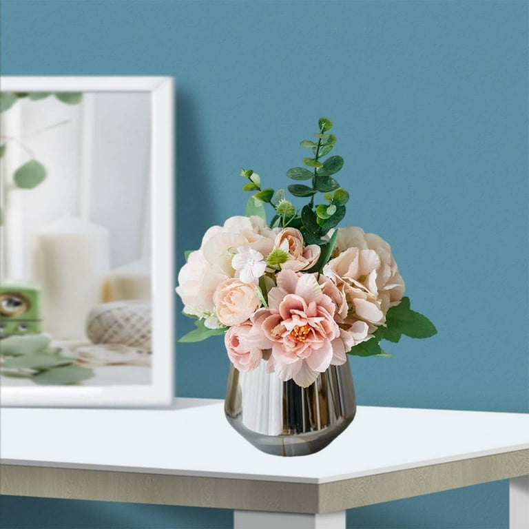 Artificial Flower Arrangement For Home And Office Decor Mini - Temu