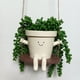 thumbnail image 2 of Macetas Creativas Resina Con Cara para Plantas Interior Y Exterior (columpio C), 2 of 9