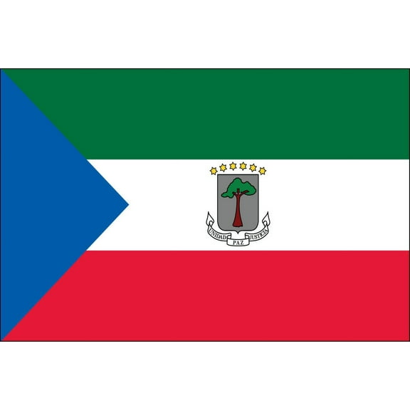 Equatorial Guinea 2' x 3' Indoor Polyester Flag
