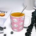 thumbnail image 5 of Yiaed Cute Cat Print Ceramics Coffee,Large Handle Design,Extra Large Tea and Coffee Cup for Office and Home Mugs, 5 of 6