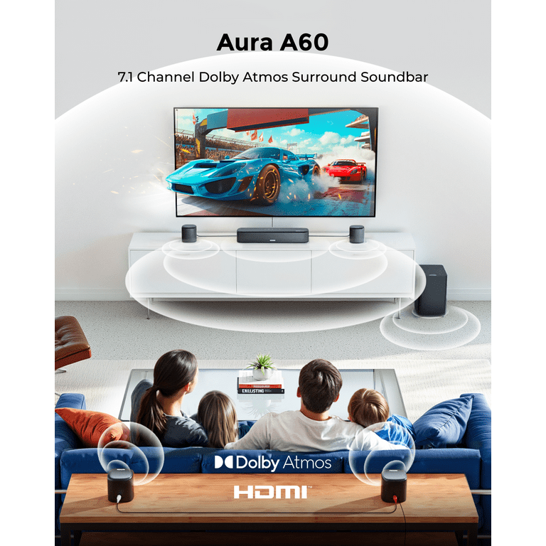 ULTIMEA 7.1ch Sound Bar with Dolby Atmos, Surround Sound System ULTIMEA 7.1ch Sound Bar with Dolby Atmos, Surround Sound System