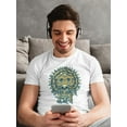 thumbnail image 2 of Aztec Jaguar Warrior  T-Shirt Men -Image by Shutterstock, Male XX-Large, 2 of 4