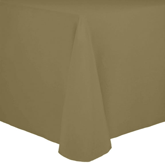 Ultimate Textile Cotton-feel 108 x 132-Inch Oval Fine Dining Tablecloth