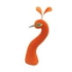 thumbnail image 5 of Adorno de cabeza de pavo real, decoración para coche de boda, adorno artesanal, flor naranja, 5 of 9
