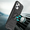 thumbnail image 5 of For Apple iPhone XR Robust Magnetic Kickstand Hybrid Case Cover - Black, 5 of 8