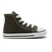 Converse Boys Chuck Taylor All Star High Top Sneaker, Closed Toe Charcoal, Size 2 M