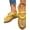 Yellow, variant on DLONGLI Mesh Ballet Flats for Women Buckle Strap Comfy Casual Office Fishnet Ballerina Flat Shoes
