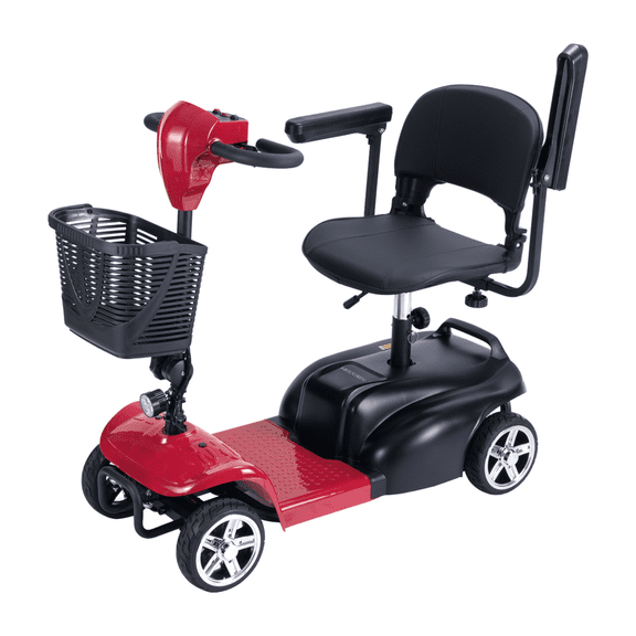 TOXOZERS Mobility Scooter for Senior,250W Powered Electric Scooter,Slow Mobility Scooter with LED Lights,Basket,blue