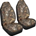 thumbnail image 3 of XYZCANDO Stag Camo Car Seat Covers for Man Protector Car Front Seat Covers Waterproof Soft, for Truck Auto Van, 3 of 10