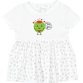 thumbnail image 3 of Inktastic Olive You Girls Baby Dress, 3 of 5