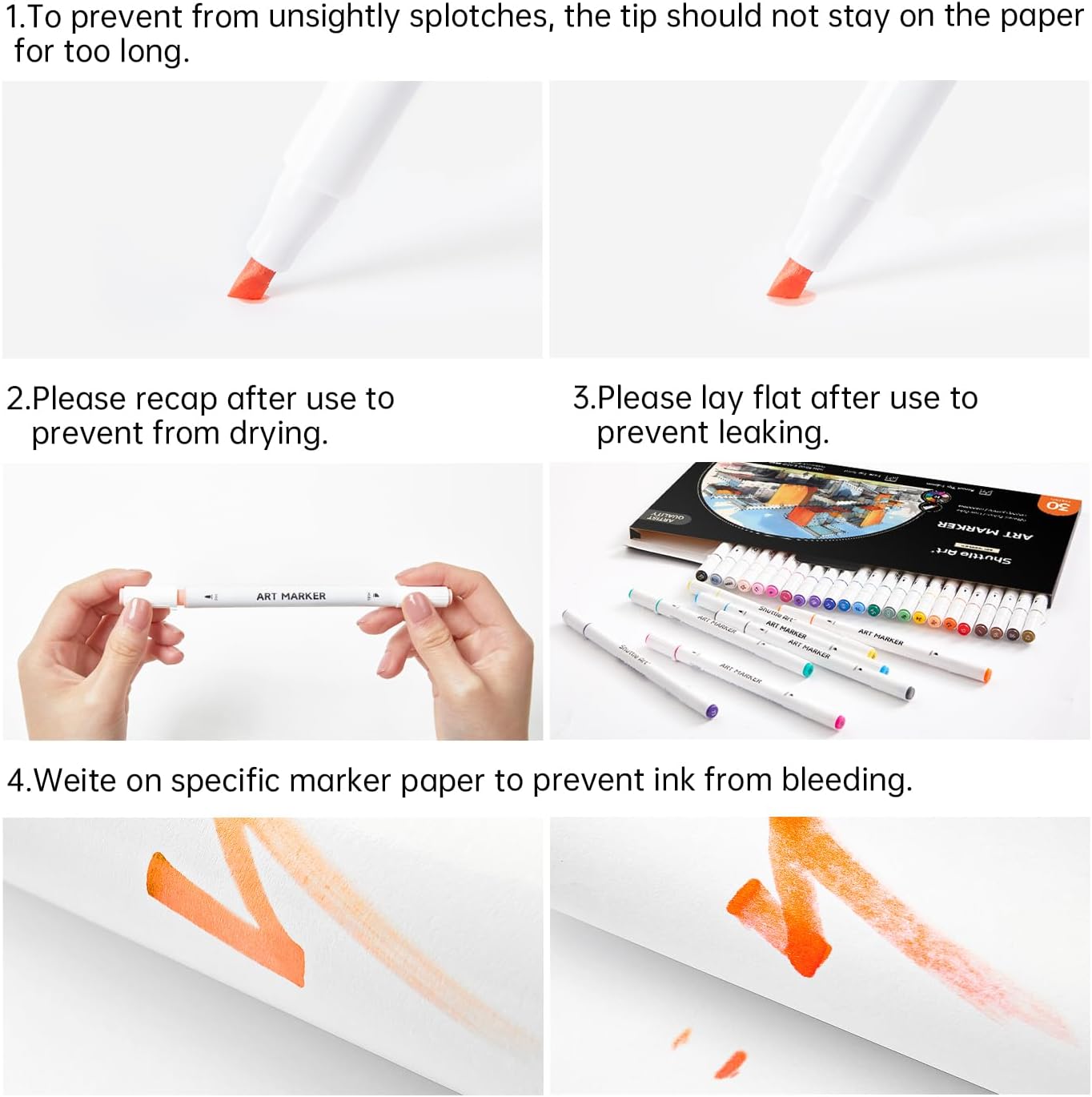 Shuttle Art 30-Color Dual Tip Marker Set photo 6