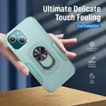 thumbnail image 5 of Full Body Protective Phone Case for iPhone 13 6.1", Heavy Duty Shockproof Cover iPhone 13 [Dual Layer][Hard PC Back], Built in Finger Ring Stable 360°Rotatable Magnetic Ring Kickstand, 5 of 8