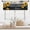 Black Gray Yellow, variant on Farmhouse Deer Rustic Kitchen Curtains 27.5W x 39L Inch Cabin Lodge Country Forest Blue Wood Wooden Rod Pocket Short Small Window Treatment Drapes Decor 2 Panels