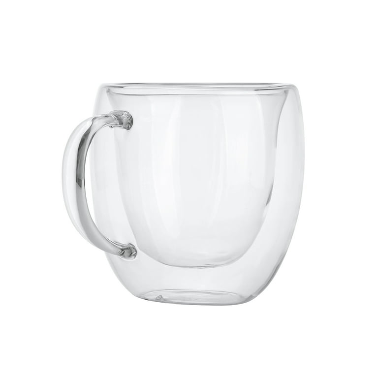 Crystal Clear Glass Tea Cup ,Cappuccino Mugs-150ml (Pack of 12)