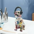 thumbnail image 3 of Figura decorativa de perro bulldog pintada a mano, arte de escritorio, artesanía, decoración para dormitorio El 13x21x30CM, 3 of 8