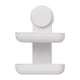 thumbnail image 2 of Suction Cup Soap Dish Double Layer Wall Mounted | No Drilling Adhesive Plastic Soap Holder | Drainage Rack | No Water Accumulation | Strong Load-Bearing | White | 19x13.5x8.5cm | 1 Pack, 2 of 5