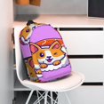 thumbnail image 3 of Wukai Corgi In Sushi Roll Print 15Inch Student Backpack, Multi-compartment Waterproof Lightweight Backpack, Suitable for School, Office, Sports, Unisex, 3 of 6