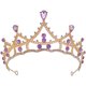 thumbnail image 1 of KAKOWELY Exquisito tocado femenino con elementos de diamantes de imitación, diadema para mujer, tocado de boda, decoración, 1 of 5