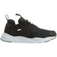 thumbnail image 2 of reebok v70798: furylite woven black sneaker (5.5 b(m) us women, black / dark grey heather / solid grey / white), 2 of 7