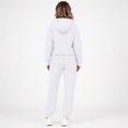 thumbnail image 4 of Leidass Womens 2 Piece Tracksuit Set Zip Up Hoodie and Jogger Pants Casual Lounge Set Long Sleeve Hooded Sweatshirt White XL, 4 of 6