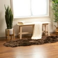 thumbnail image 2 of Super Area Rug Glam Solid Print Shag Area Rug, 2' x 6', 2 of 7