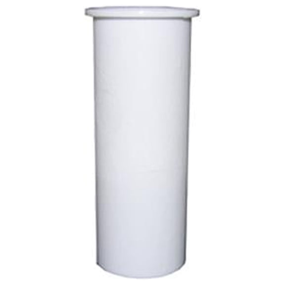 Larsen 03-4307 Flanged Kitchen Drain Tailpiece, White PVC, 1.5 O.D. x 12-In. - Quantity 6