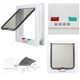 thumbnail image 3 of Cat or Dog Door - White - Size L - 4 Locking Modes - Durable Material - Easy, 3 of 4