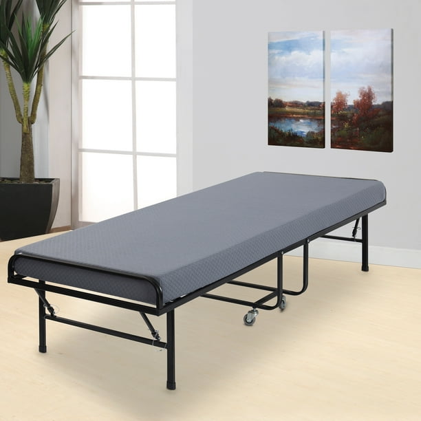 Sleeplanner 14inch TwinSize AllinOne Easy to Assemble Bed Frame