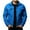 Blue, variant on Men's Outerwear Jacket Casual Daily Wear Windproof Warm Button Top Jacket for Winter Outdoor Activities Holiday,Army Green,L