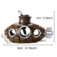 thumbnail image 2 of Decoración de burbujas de aire para acuario, adorno submarino realista para pecera de acuario (submarino-marrón), 2 of 5