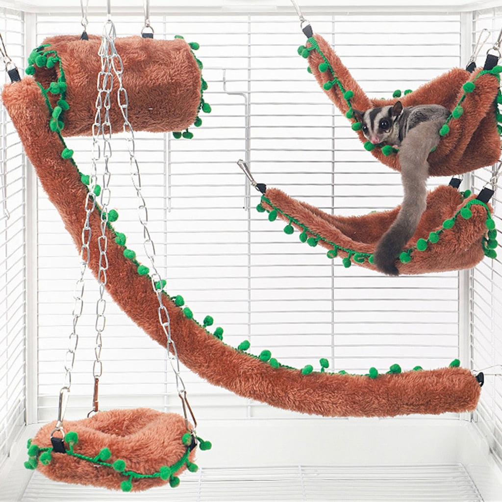 JZROCKER Hamster Swing Hanging Soft Swing Toy for Small Pet Large Size Hammock