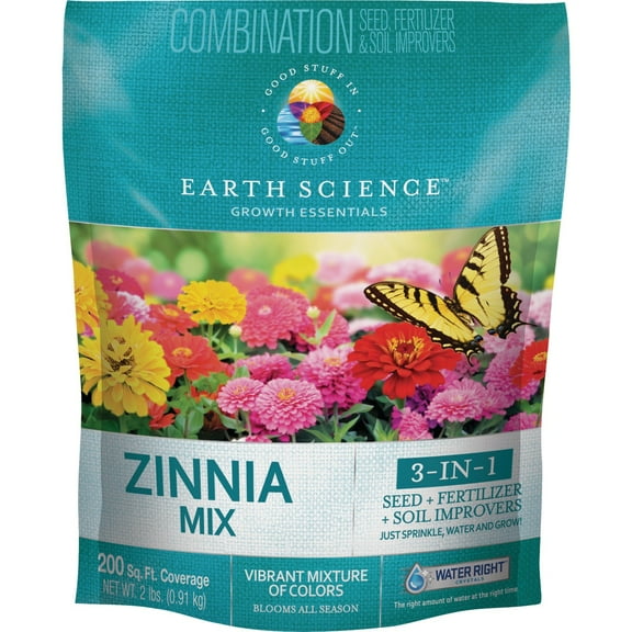 Zinnia Mix Earth Science, 2lb