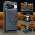 thumbnail image 4 of 2 in 1 Magnetic Detachable Wallet Case for Google Pixel 9 Pro XL, Premium PU Leather RFID Blocking Wallet Card Holder Business Style Shockproof Phone Case Supporting Wireless Charging,Blue, 4 of 9