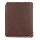 thumbnail image 3 of Cartera de lujo para hombre, portátil, suave, de cuero PU, triple pliegue, tarjetero de identificación, monedero marrón Hugo Cartera de los hombres de la moda, 3 of 9