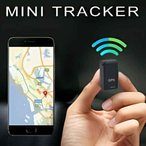 GPS Tracker with No Monthly Fee, Wireless Mini Portable Magnetic Tracker Hidden for Vehicle Anti-Theft / Teen Driving